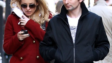 Aktorė Kate Hudson ir grupės „Muse“ vokalistas Mattas Bellamy 