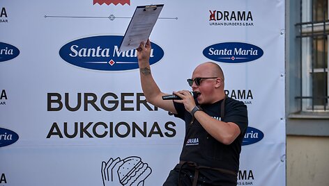 &bdquo;Vilnius Burger Fest&ldquo; aukciono akimirka