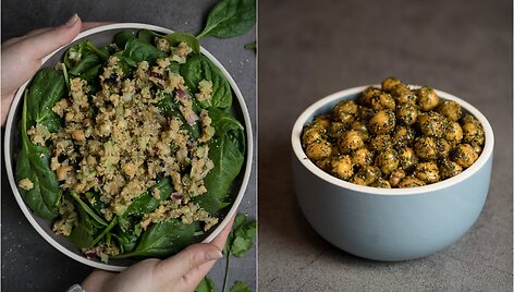 Vegani&scaron;ki avinžirnių patiekalai