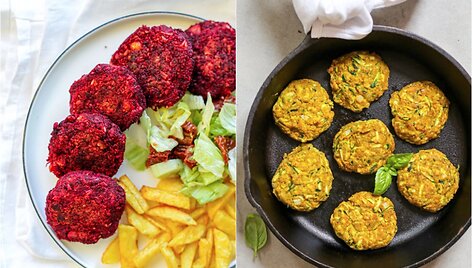 Dviejų rū&scaron;ių vegani&scaron;ki kepsneliai