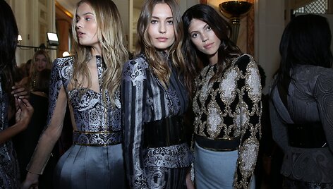 &bdquo;Balmain&ldquo; 2016 m. rudens-žiemos &scaron;ou užkulisiai