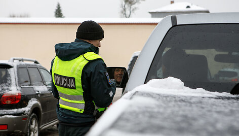Akcija &bdquo;&Scaron;varus vairuotojas&ldquo; Kaune