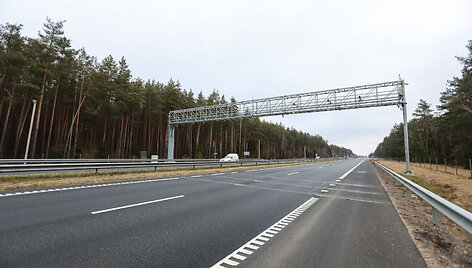 Kontrolės įranga kelyje Kaunas-Jonava