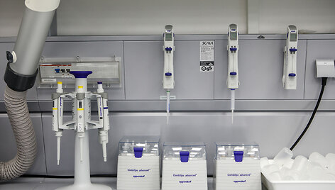 Klaipėdos universiteto laboratorijoje