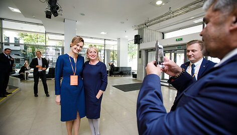Viktorija Čmilytė-Nielsen ir Edita Rudelienė