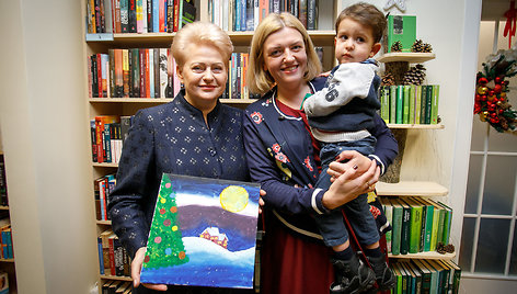 Prezidentė Dalia Grybauskaitė paskelbė „Knygų Kalėdų“ pradžią