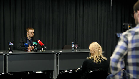Pauliaus Motiejūno spaudos konferencija