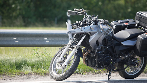 Motociklo avarija greitkelyje