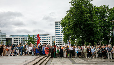 Vyčio Kryžiaus ordino vėliavos pakėlimo ceremonija