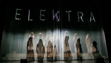 Spektaklio &bdquo;Elektra&ldquo; akimirkos