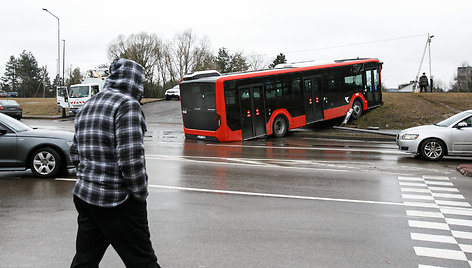 Autobuso avarija Kaune