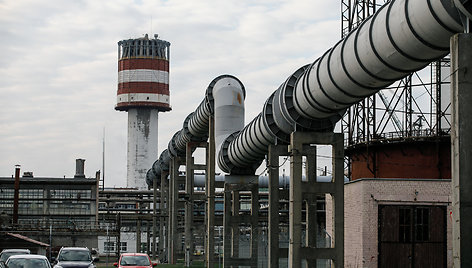 AB „Achemos“ darbuotojų protestas