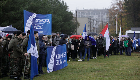 Pilietinė eisena Kaune &bdquo;Didžiajai akcijai&ldquo; atminti