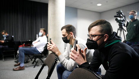 Jure Zdovco spaudos konferencija