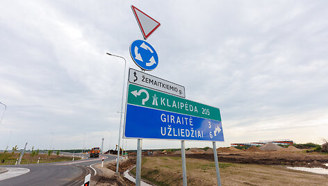 Rekonstruotas kelio ruožas