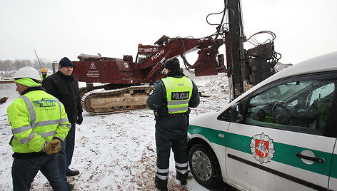 Policija įvykio vietoje