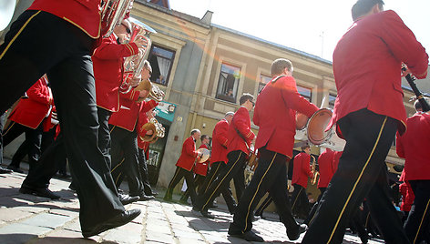 Orkestrų paradas Kauno senamiestyje