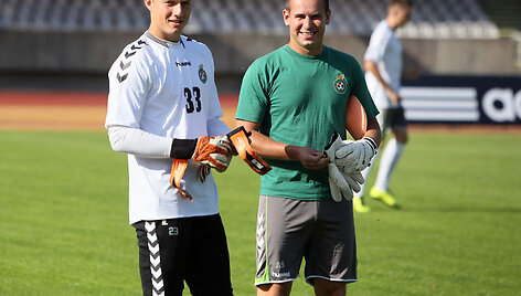 Lietuvos jaunimo (U-19) vaikinų futbolo rinktinės treniruotė
