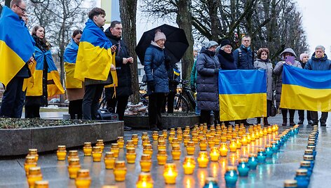 Akcija &bdquo;Uždek žvakutę žuvusiems Ukrainos laisvės gynėjams&ldquo;