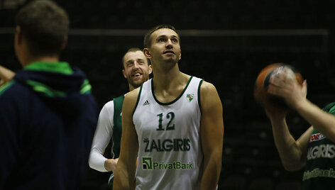 &bdquo;Žalgiriečių&ldquo; treniruotė