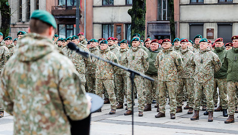 Karo komendatūrų įkūrimo ceremonija