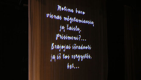 Spektaklio akimirkos
