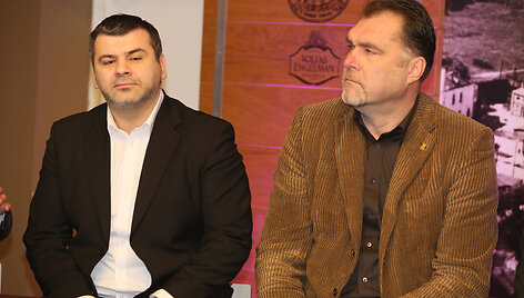 Rimvydas Čekavičius ir Arvydas Sabonis