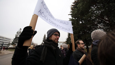 KTU gimnazijos „flash mob“ akcija