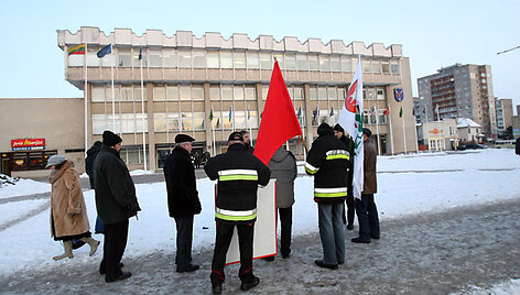 Ugniagesių piketas