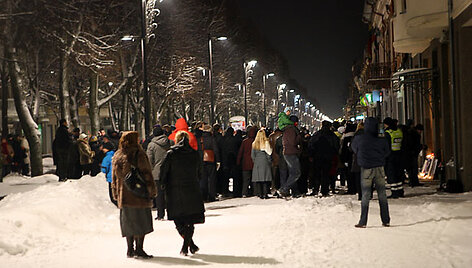 Protesto akimirkos