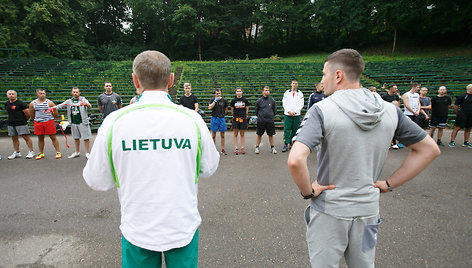 Bokso treniruotė Dainų slėnyje