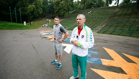 Bokso treniruotė Dainų slėnyje