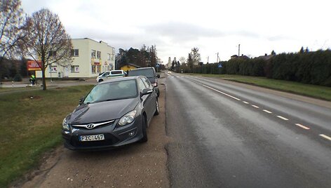 Raudondvaryje partrenktas pėsčiasis