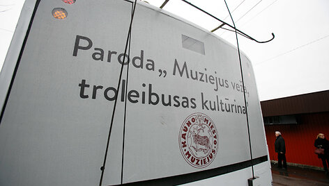 Parodos troleibuse pristatymas