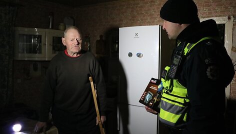 Policijos reido akimirkos