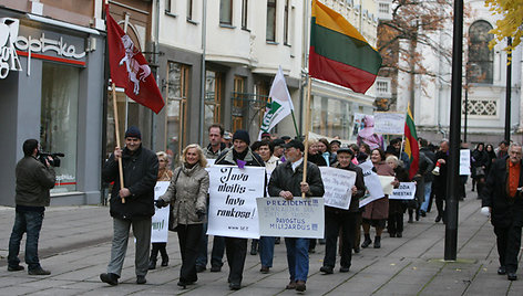 Demonstracijos akimirkos