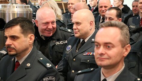 Policijos pareigūnų &scaron;ventėje