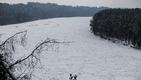 &Scaron;kėvonių atodanga žiemą