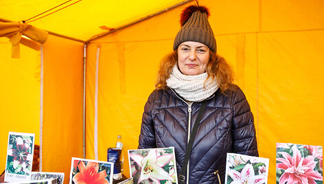 Lelijų augintoja Kristina