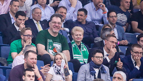 Arvydas Sabonis ir Dalia Grybauskaitė