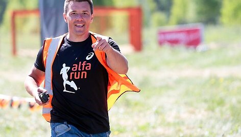 Vienas i&scaron; V.Pociaus ir &bdquo;Alfa centras&ldquo; inicijuotų projektų &ndash; ekstremalus bėgimas &bdquo;Alfa Run&ldquo;