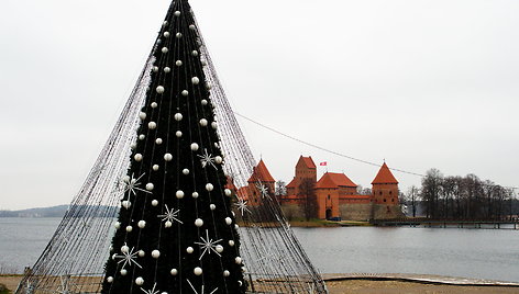 Trakų miesto eglę šiemet nušvies 12 000 lenpučių