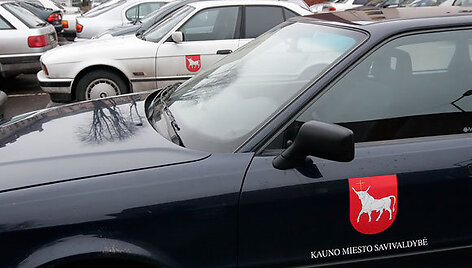 Kauno savivaldybės automobiliai.