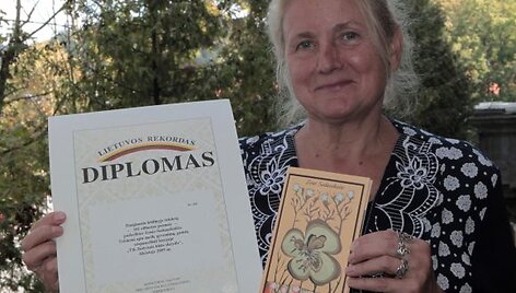 Poetė Z.Sadauskaitė yra pasiekusi ne vieną Lietuvos rekordą.