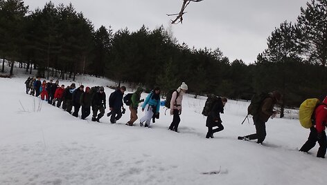 Į žygius paprastai i&scaron;siruo&scaron;ia iki 40 žmonių