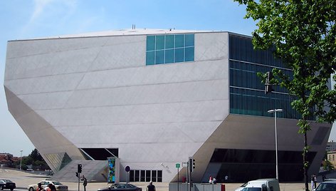 Muzikos namai „Casa da musica“ Porto mieste Portugalijoje