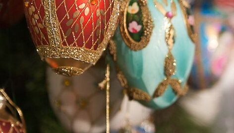 Faberge stiliaus žaisliukai