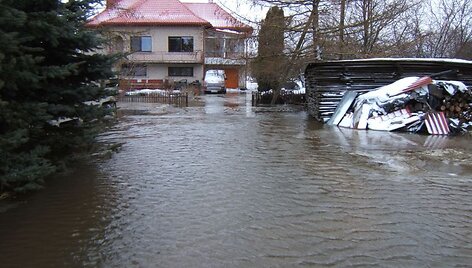 &Scaron;į pavasarį vanduo jau sėmė kauniečių kiemus