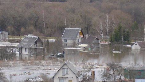 Trečiadienį ekstremali situacija paskelbta Kauno rajone, Naujatrobių kaime