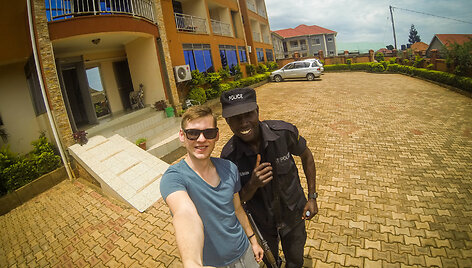 &bdquo;Tai Yra Afrika&ldquo; projekto dalyviai atvyko į Ugandą